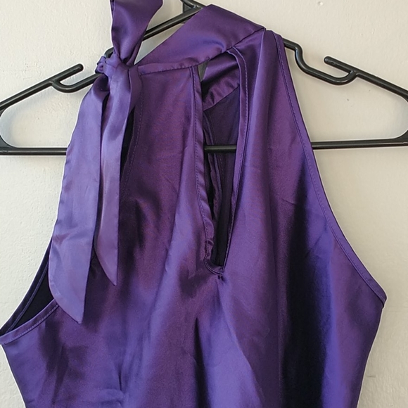 Ruffle purple top - Picture 3 of 4